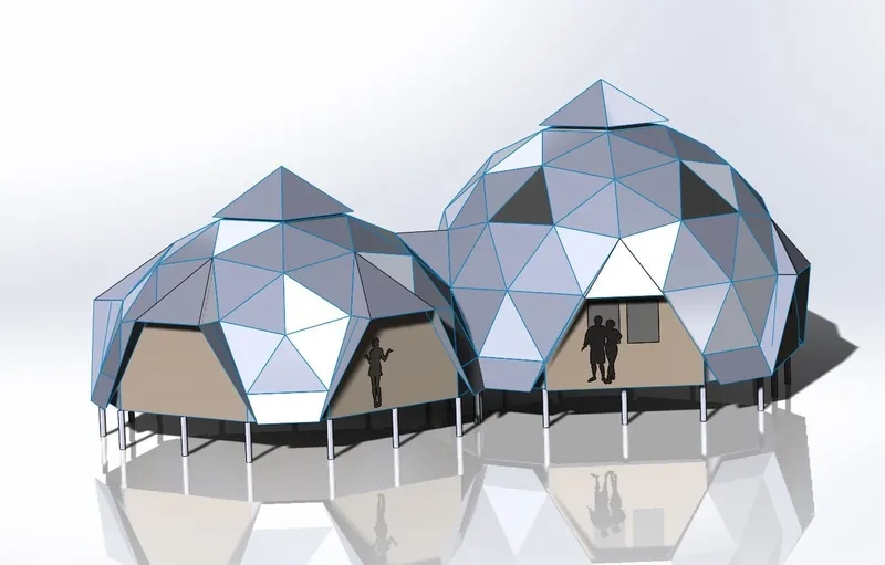 Sơ đồ bản vẽ điện nước nhà mái vòm