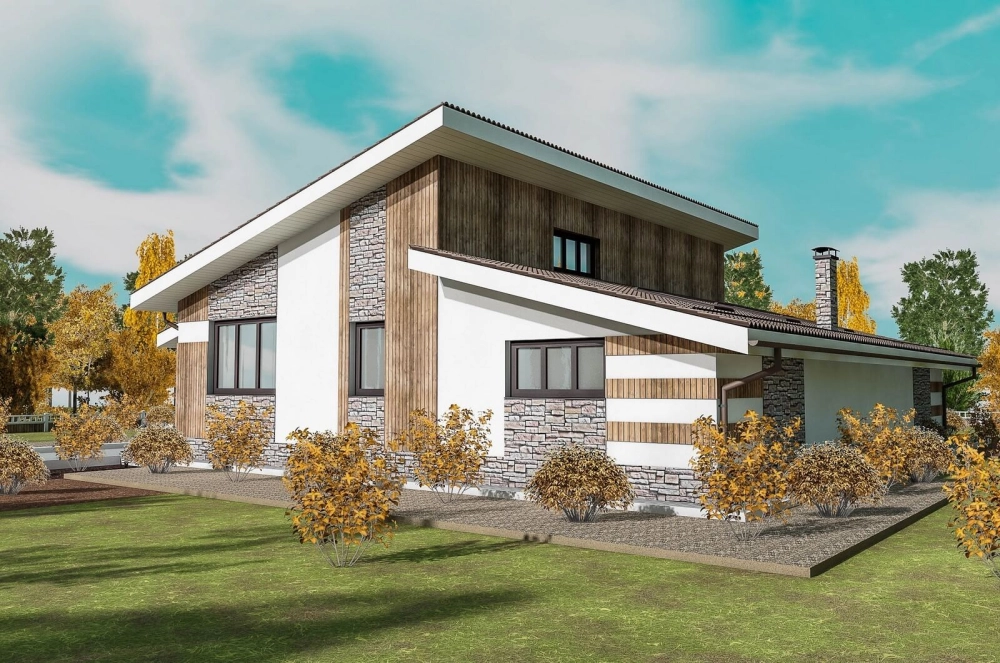 Biệt thự mái lệch sang trọng khẳng định vị thế