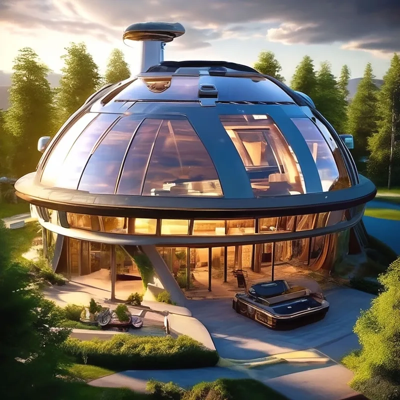 Kiểu mặt tiền nhà vòm hiện đại sang