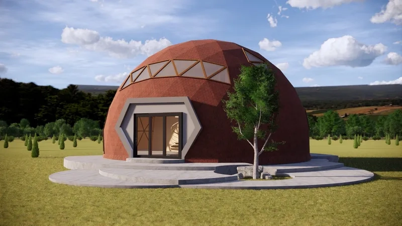 Mặt tiền nhà vòm phong cách Pháp cổ