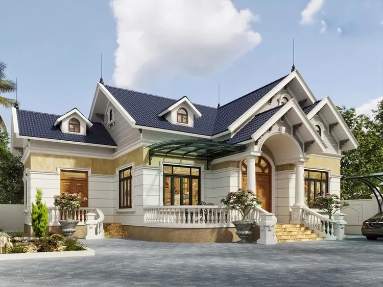 Vẻ đẹp bền vững của nhà cấp 4 mái thái đơn giản