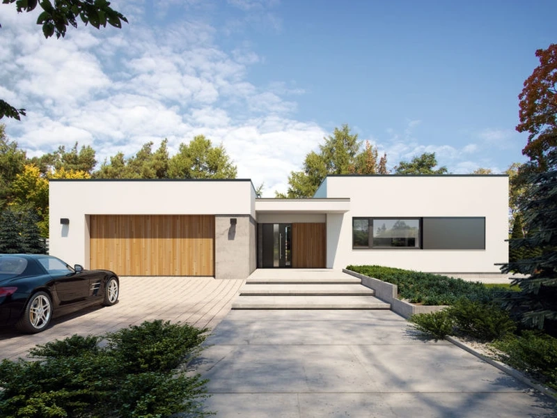 Kiến trúc hiện đại nổi bật nhà mái bằng 3 phòng ngủ kiến trúc hiện đại