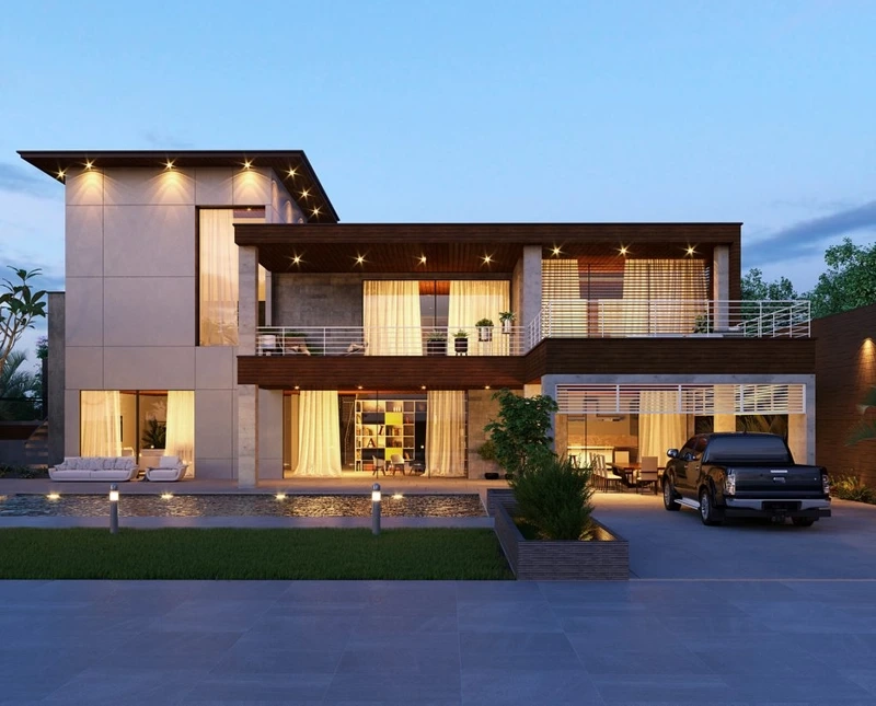 Khám phá nhà mái bằng 4 phòng ngủ đẹp sang trọng