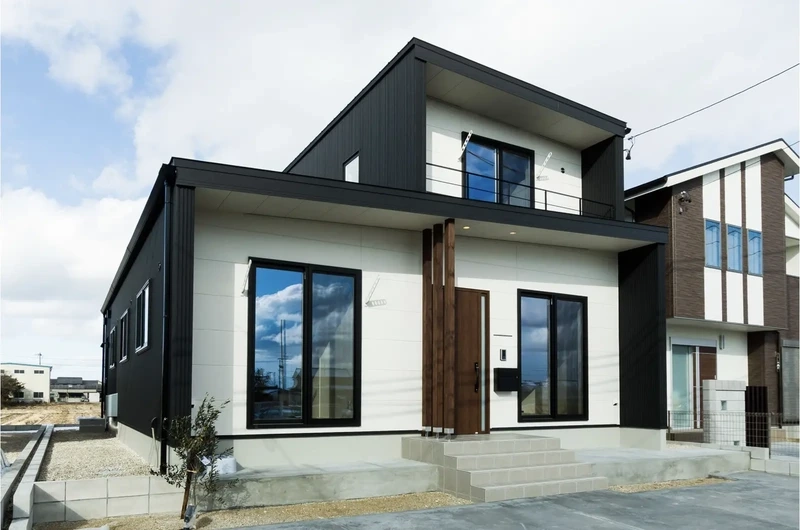 Kiến trúc ấn tượng nhà mái bằng có gác lửng kiến trúc đẹp