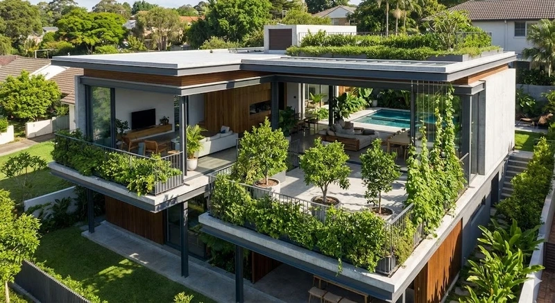 Tham khảo mẫu nhà mái bằng hiện đại tiện nghi và tinh tế