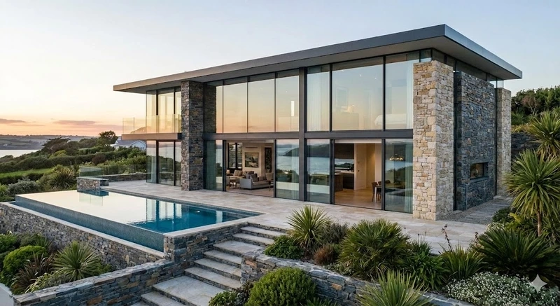 Đơn giản nhưng tiện nghi nhà mái bằng hiện đại đơn giản