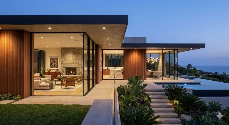 Mặt tiền sang trọng nhà mái bằng hiện đại mặt tiền đẹp