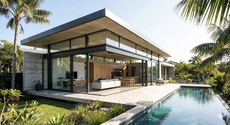 Mẫu nhà mái bằng phổ biến là như thế nào?