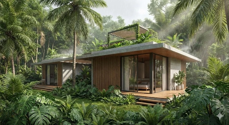 Thiết kế sang trọng thiết kế nhà mái bằng phổ biến