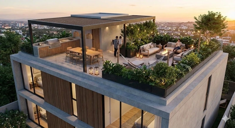 Tiết kiệm chi phí xây dựng nhà mái bằng phổ biến tiết kiệm chi phí