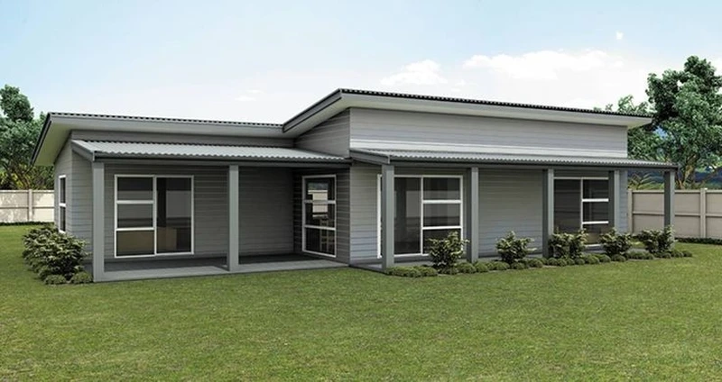 Không gian nông thôn thanh bình nhà mái bằng sân vườn nông thôn