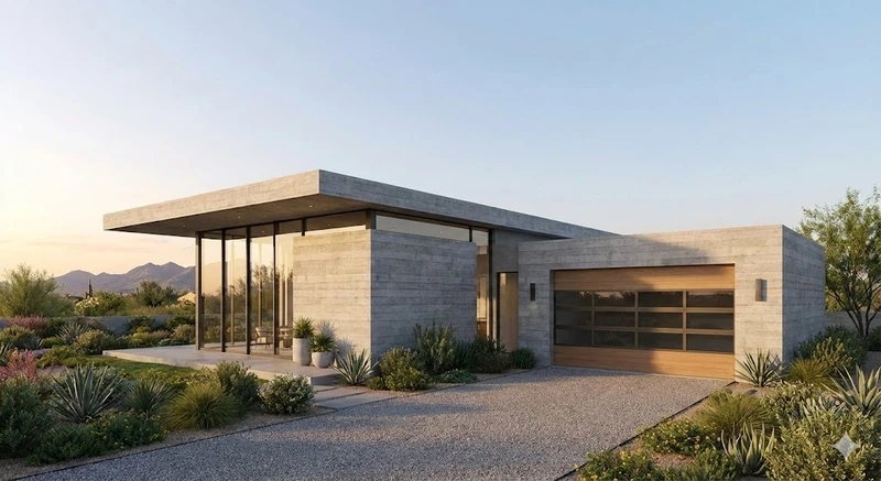 Giá rẻ mà đẹp nhà mái bằng vuông giá rẻ