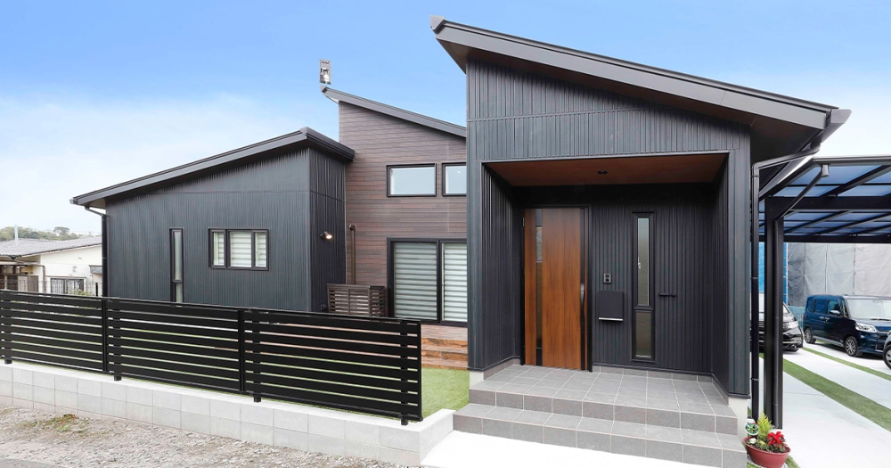 Nhà mái lệch nhỏ đơn giản phù hợp nhu cầu sinh hoạt