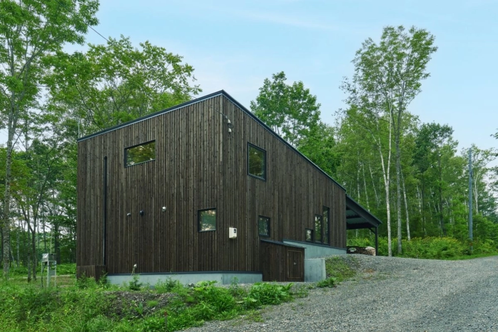 Nhà ống mái lệch nông thôn gọn gàng tiết kiệm