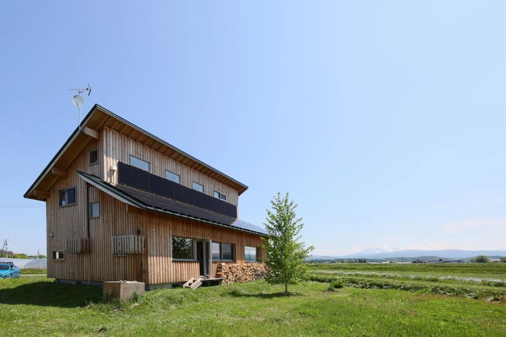 Hình ảnh nhà mái lệch nông thôn truyền cảm hứng