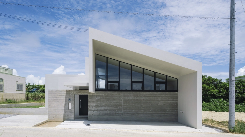 Nhà mái lệch đẹp hiện đại hài hòa thẩm mỹ