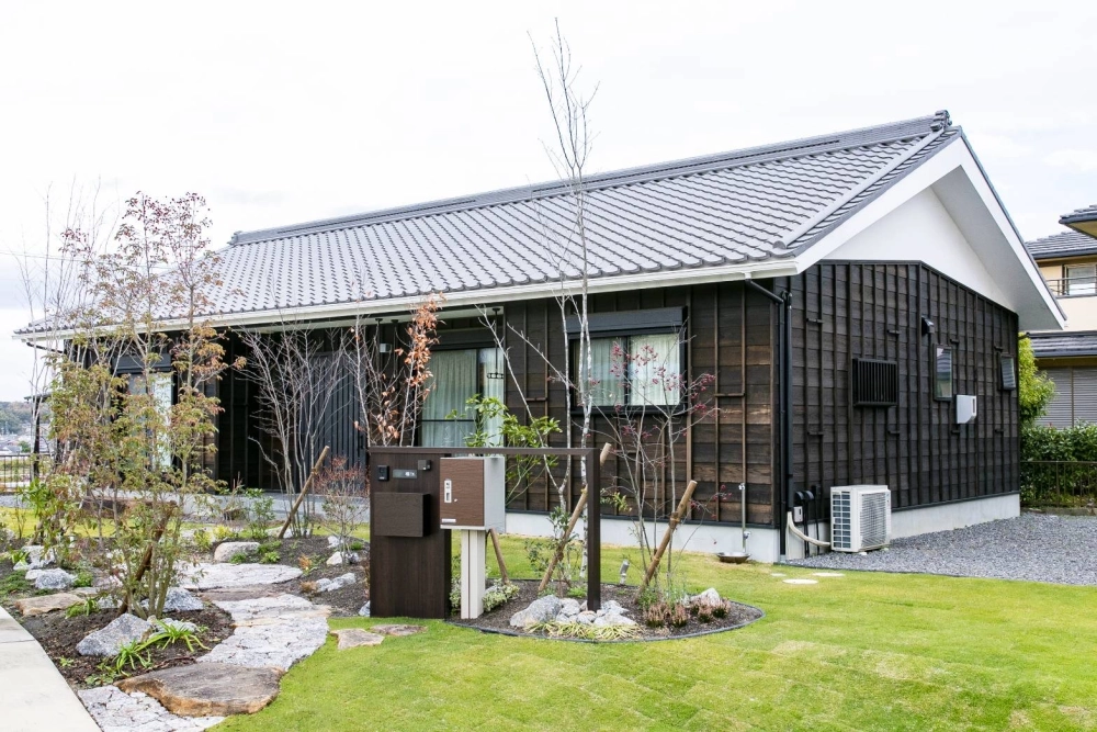 Xu hướng nhà mái nhật 1 tầng kiến trúc hiện đại