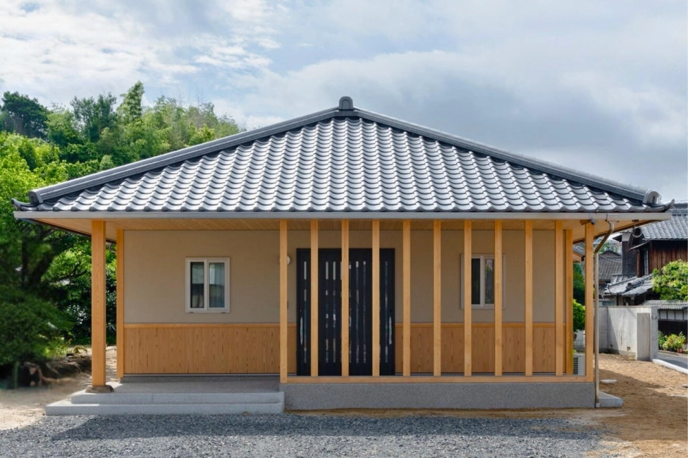 Nhà mái nhật 1 tầng mặt tiền 8m bề thế và vững chãi