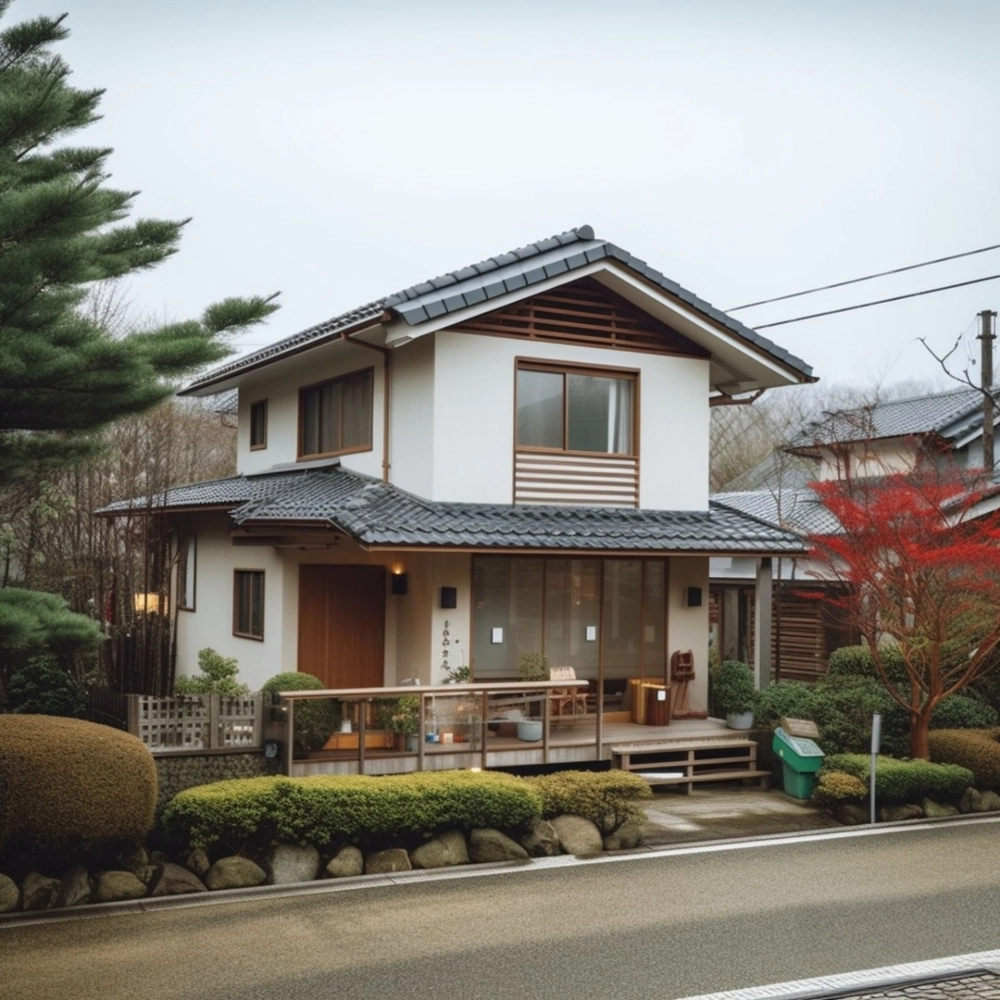 Nhà mái nhật 2 tầng mặt tiền 8m tối ưu diện tích sử dụng