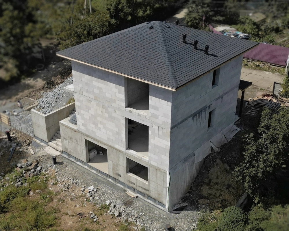 Không gian sống tiện nghi trong nhà mái nhật 3 tầng hiện đại