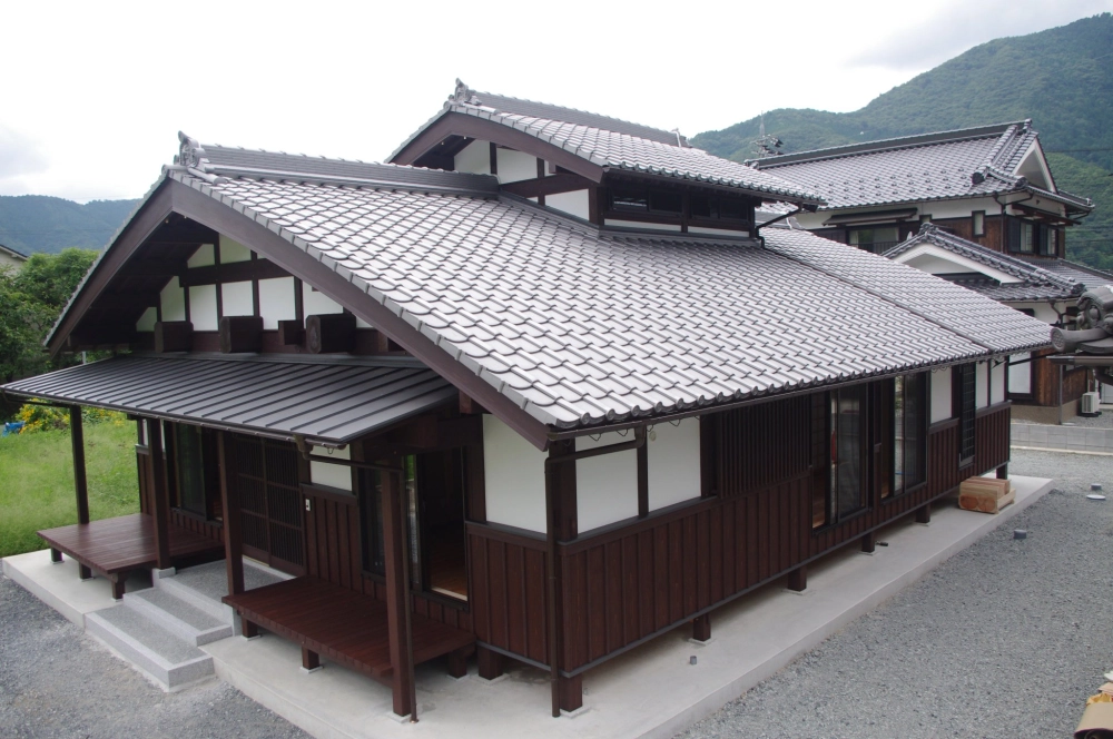 Kiến trúc thiết kế nhà mái nhật đơn giản hiện đại tối ưu công năng