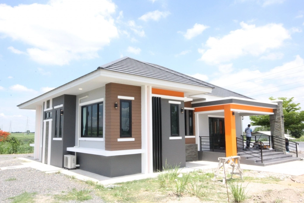 Kiến trúc nhà mái nhật nông thôn mái dốc thoát nước tốt