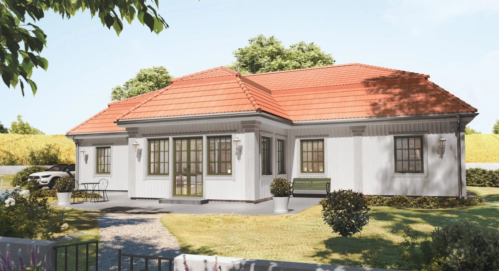 Nhà mái nhật nông thôn 500 triệu với lối kiến trúc tối giản