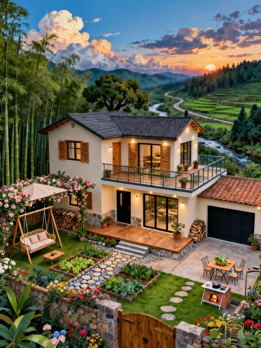 Nhà mái nhật sân vườn nghỉ dưỡng đẳng cấp và riêng tư