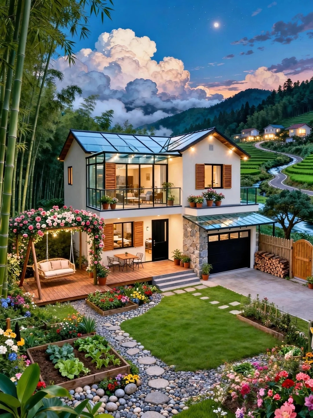 Cổng nhà vườn mái nhật đẹp thu hút mọi ánh nhìn