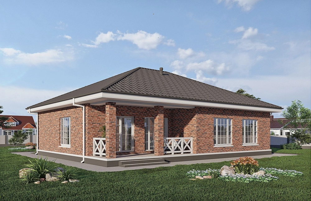 Ánh sáng đèn ngoại thất nhà tân cổ điển lung linh về đêm