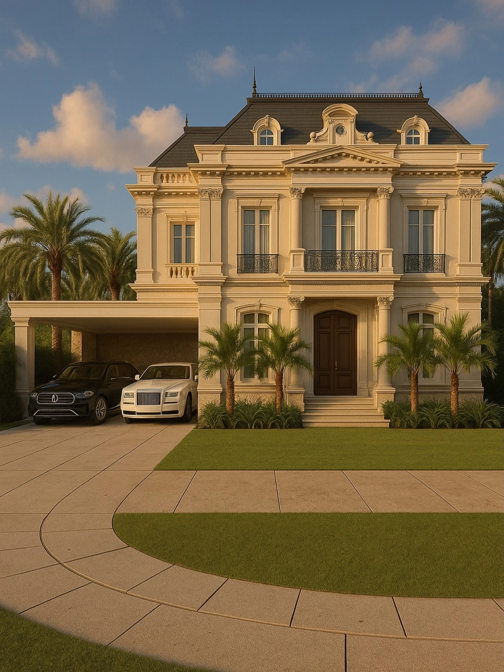 Nhà mái nhật tân cổ điển trắng ngà thanh thoát và trang nhã