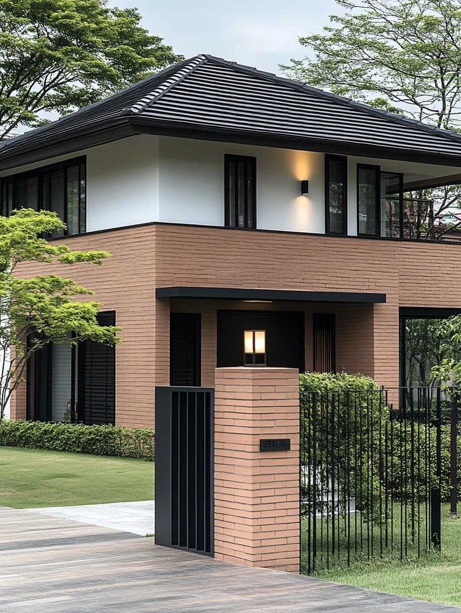 Mẫu nhà mái nhật tối giản 1 tầng phong cách nghỉ dưỡng