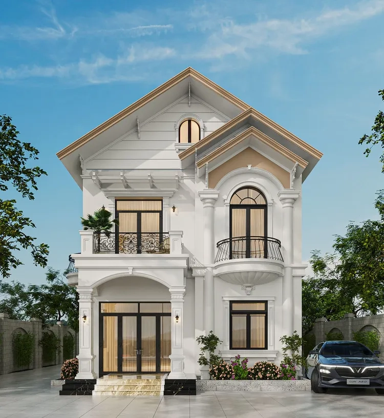 Giải pháp ở tiện nghi cho nhà mái thái 2 tầng thành phố