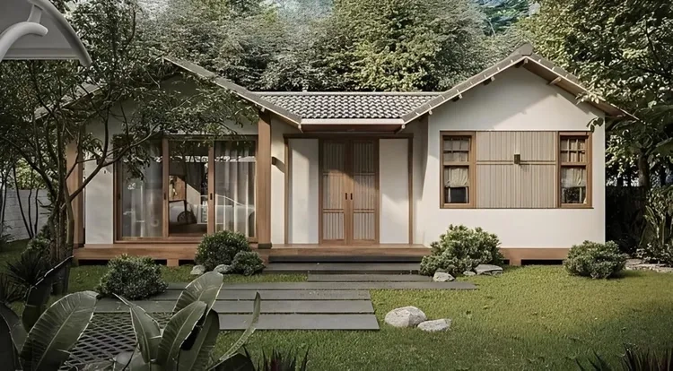 Phù hợp gia đình lớn với nhà mái thái chữ u 4 phòng ngủ