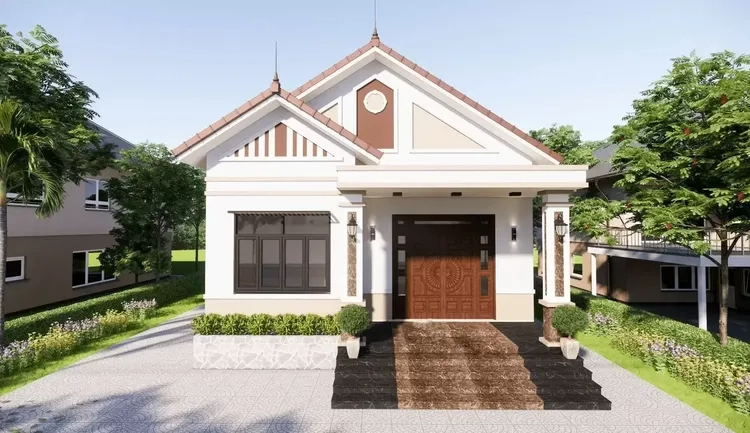 Gợi ý mẫu nhà mái thái có gác lửng đáng tham khảo