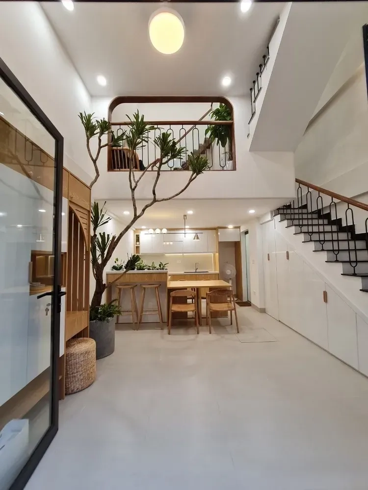 Công năng đủ đầy với nhà mái thái có gác lửng 2 phòng ngủ