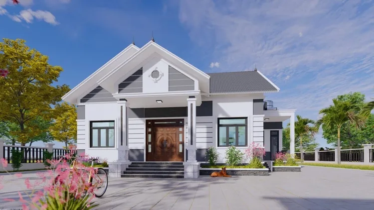 Giải pháp nhà mái thái đơn giản tiết kiệm chi phí