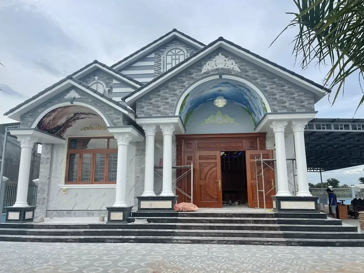 Không gian sống hài hòa với nhà mái thái mới chuẩn xu hướng