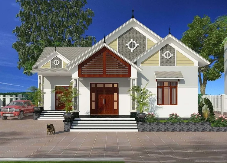 Gợi ý bố trí tối ưu từ mẫu nhà mái thái nông thôn tiện nghi