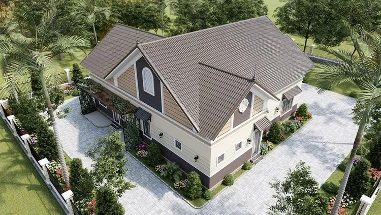 Nhà mái thái sân vườn 1 tầng tiện nghi thoáng đãng