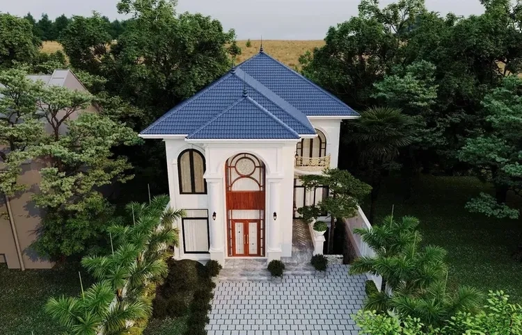 Không gian nhà mái thái tân cổ điển sang trọng