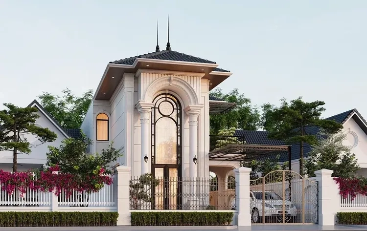 Nhà mái thái tân cổ điển mái ngói bền đẹp