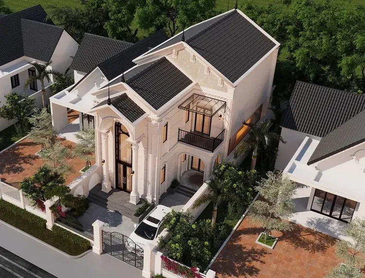 Giải pháp nhà mái thái tân cổ điển giá rẻ