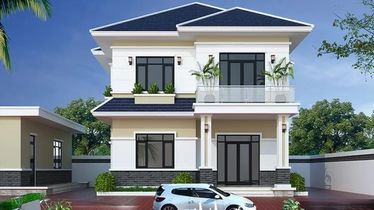 Gợi ý mẫu nhà mái thái vuông đẹp hài hòa mọi không gian