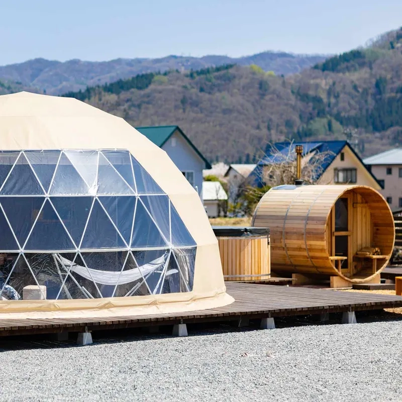 Thi công bungalow mái vòm trọn gói