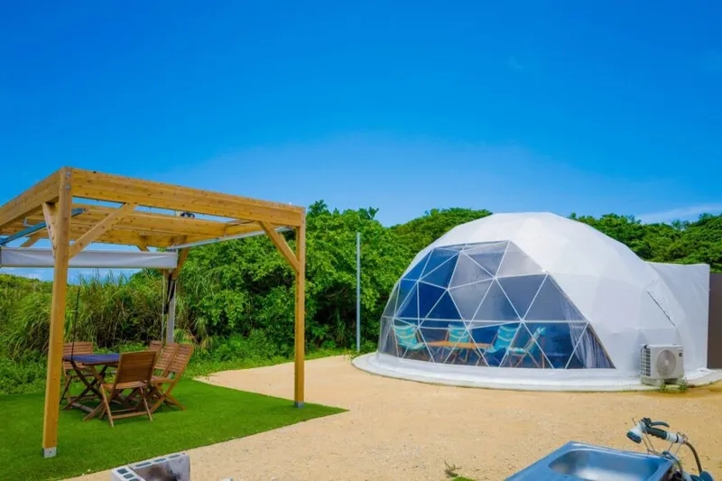 Đo diện tích bungalow mái vòm