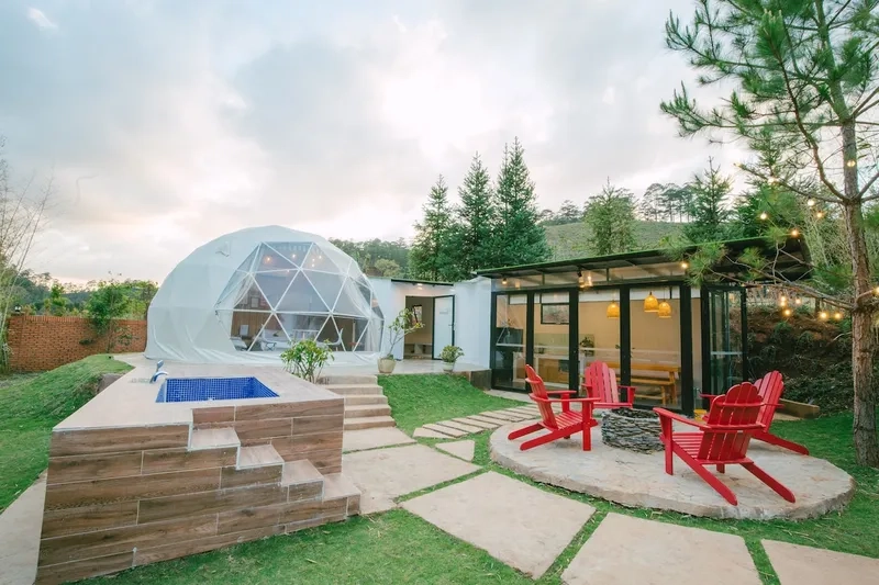 Mẫu homestay mái vòm đẹp mắt