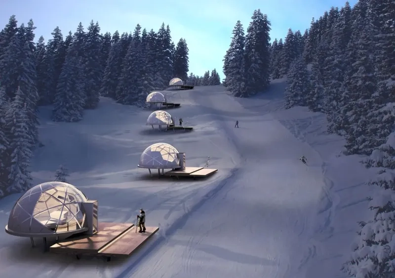 Kiểu nhà mái vòm lắp ghép thông minh