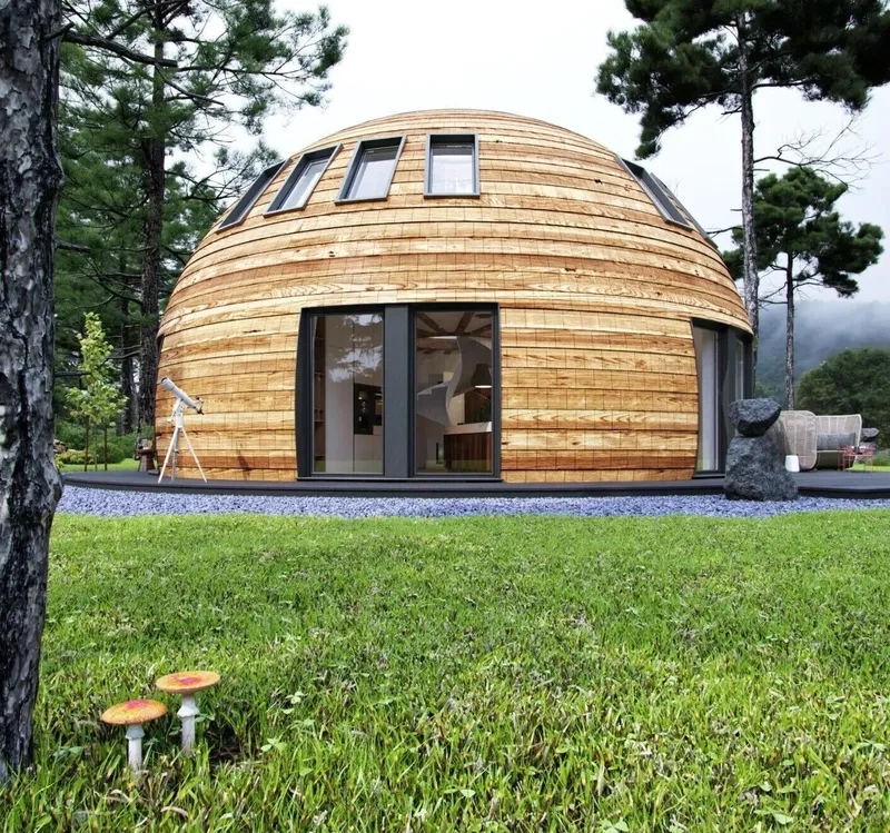 Thi công nhà vòm lắp ghép nhanh chóng