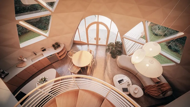 Mẫu nhà vòm châu Âu lắp ghép